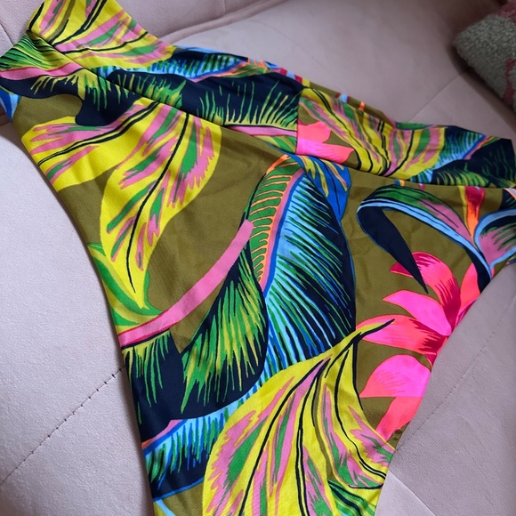 NWT American Eagle Aerie Tropical High Cut Cheeky Bikini Bottom - Picture 6 of 8